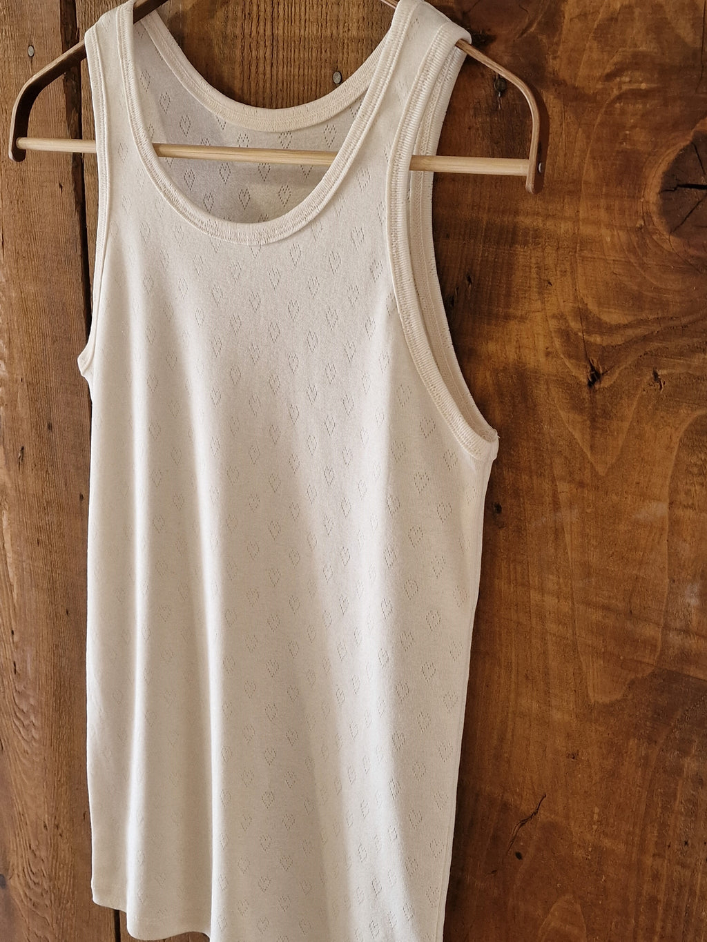 Organic cotton tank top - imperfect edition